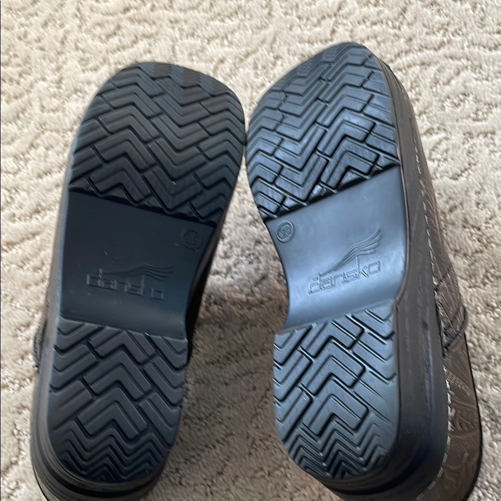 Dansko Professional Tooled Leather Clogs - Picture 6 of 6